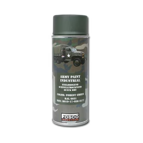 Farba Maskująca / Spray Do Broni 400 ml FOSCO Ral 6031 Forest Green