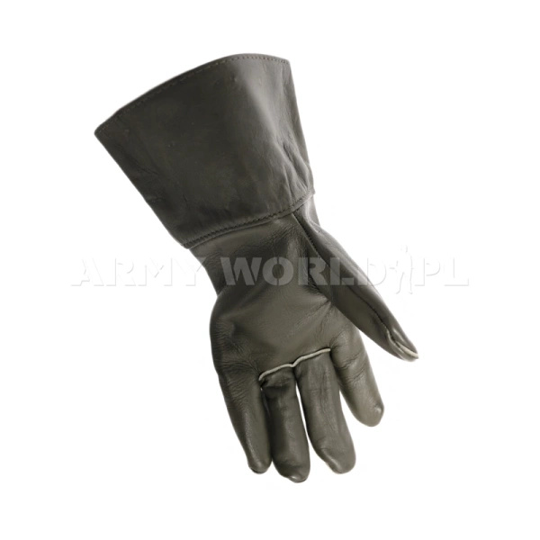 Rękawice Wojskowe Skórzane Bundeswehr Brązowe Oryginał Demobil BDB