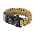 Bransoleta Paracord Z Krzesiwem I Kompasem 9'' 101 Inc. Coyote (469565)