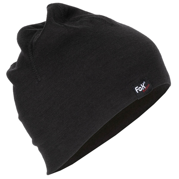 Czapka Beanie Merino Lite Fox Outdoor Czarna (10929A)