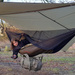 Hammock VAGABOND SET with Mosquito Net Bushmen Olive (BU VAHA)
