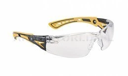 Glasses Bolle Safety Rush+ Clear Yellow Temples Arms (RUSHPPSIY)