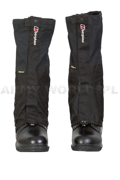 Gaiters-Shin Protectors Berghaus GORE-TEX GTX Gaiters Black Original Demobil