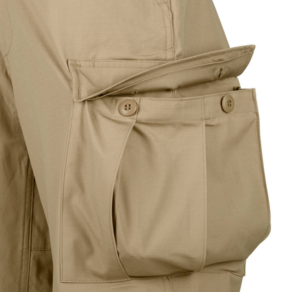 Bermuda Shorts BDU Type Helikon-Tex Ripstop Khaki (SP-BDK-CR-13)