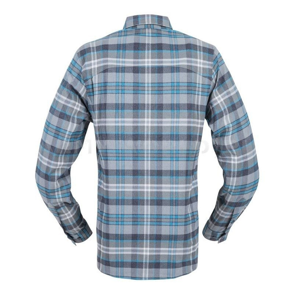 Koszula Taktyczna Defender Mk2 Pilgrim Długi Rękaw Helikon-Tex Blue Plaid (KO-DPG-SR-P6501)