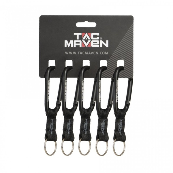 Carabiner 8 mm Tac Maven Pentagon Black (D25029-01)