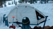 4-Person US Army ECWT Extreme Cold Weather Tent Eureka Woodland / White Original Used
