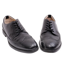 Buty Galowe Skórzane Brytyjskie M2 Czarne Oryginał Demobil BDB