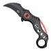 Nóż SCK Steel Claw Knives Karambit K29 Czarno / Czerwony (CC-CW-K29)