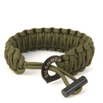 Paracord Bracelet 6 m With A Firestarter Bushmen Olive