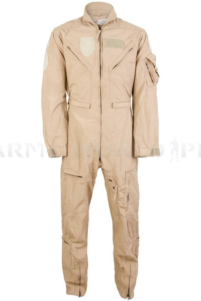 Military Pilot Coveralls Nomex US ARMY CWU-27/P Flame-retendant Creamy Demobil