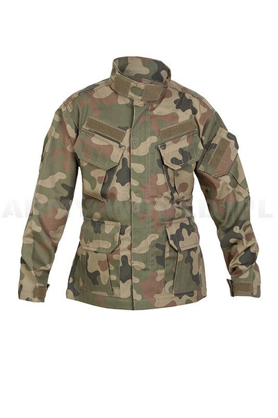 Bluza Taktyczna Dziecięca Ripstop Junior Pl Camo Wz.93 