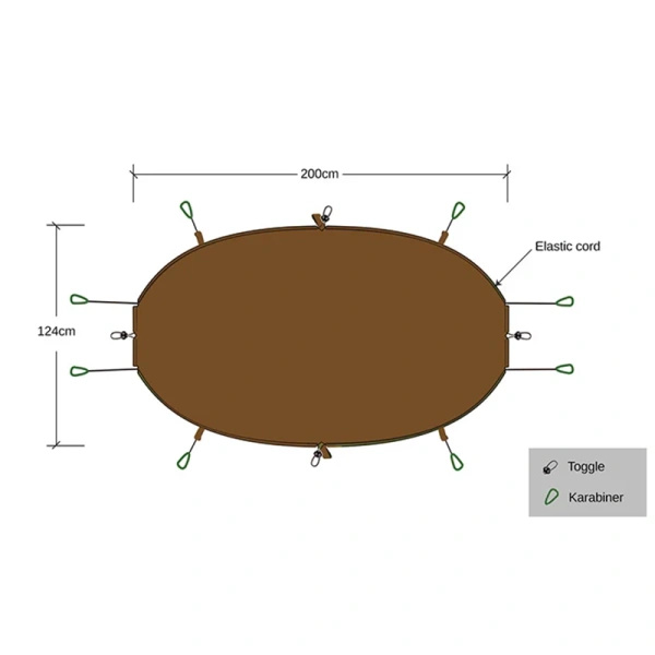 Podpinka Do Hamaka Underblanket DD Hammocks Coyote Brown