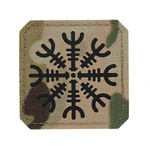 Naszywka Hełm Grozy Cięta Laser Cut M-Tac Multicam/Black (51220802)