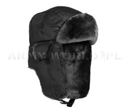 Usztka Cap Ushanka Pilotka MA1 Winter Black New