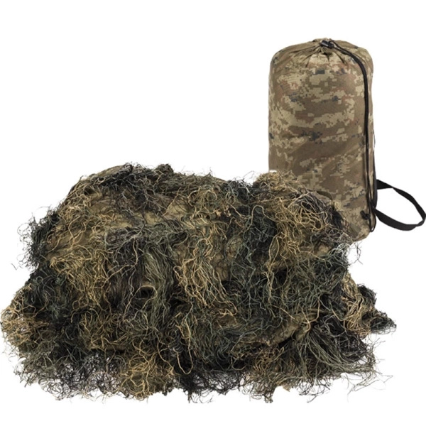 Siatka Maskująca Ghillie Cover Anti Fire 300x200 cm Mil-Tec Woodland