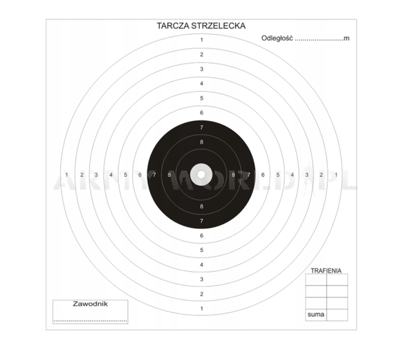 Shooting Targets 14 x 14 cm 100 Pieces