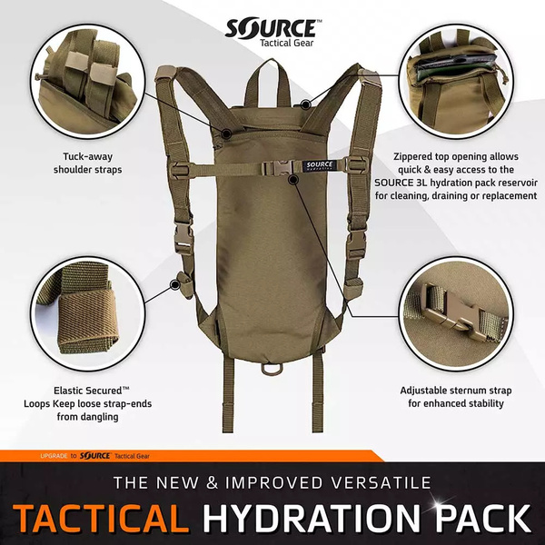 System Hydracyjny Tactical 3L + Pokrowiec Source Multicam (4000331503)