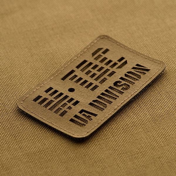 Naszywka UA Division Cięta Laser Cut M-Tac Coyote (51145005)