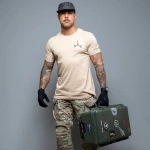 T-Shirt Stay Violent Brothers In Arms Sand