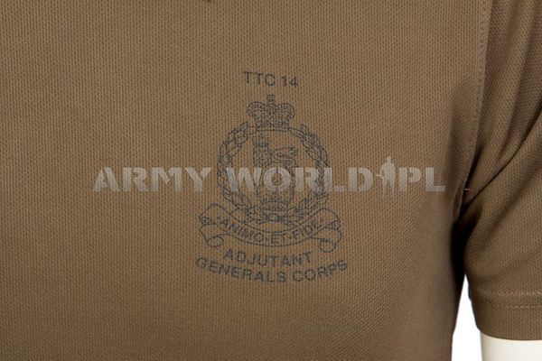 T-shirt Termoaktywny Coolmax Z Naklejką Adjutant Generals Corps Brąz Demobil DB