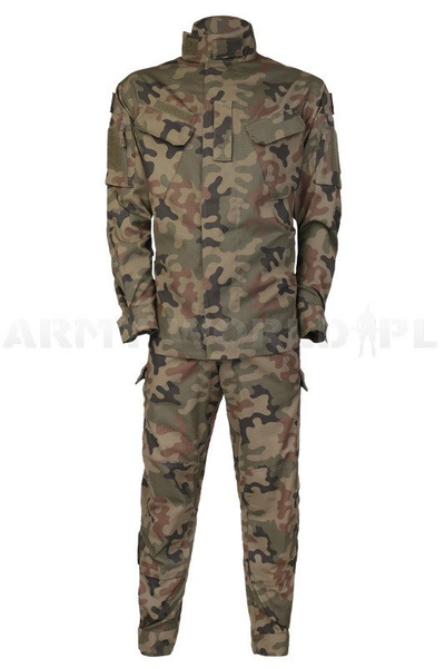 Mundur Wojskowy Polowy Letni Wzór 124L/MON Komplet Bluza + Spodnie Oryginał Demobil DB
