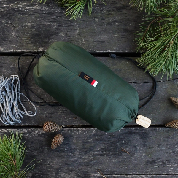 Hamak Lekki Turystyczny Ważka V2 Long + Moskitiera Pocket TigerWood Khaki