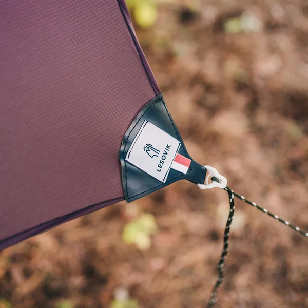 Tarpaulin Heksa 3,6 x 3 m Lesovik Burgundy Ron