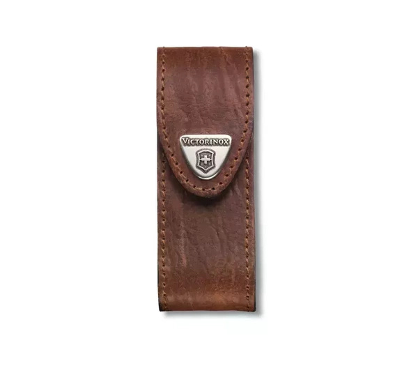 Leather Belt Pouch For A Pocket Knife 91 mm Victorinox 2-4 Layers Brown New