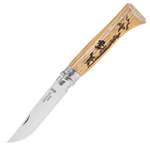 Nóż Składany OPINEL INOX N°8 Animalia Dog Natural (002335)