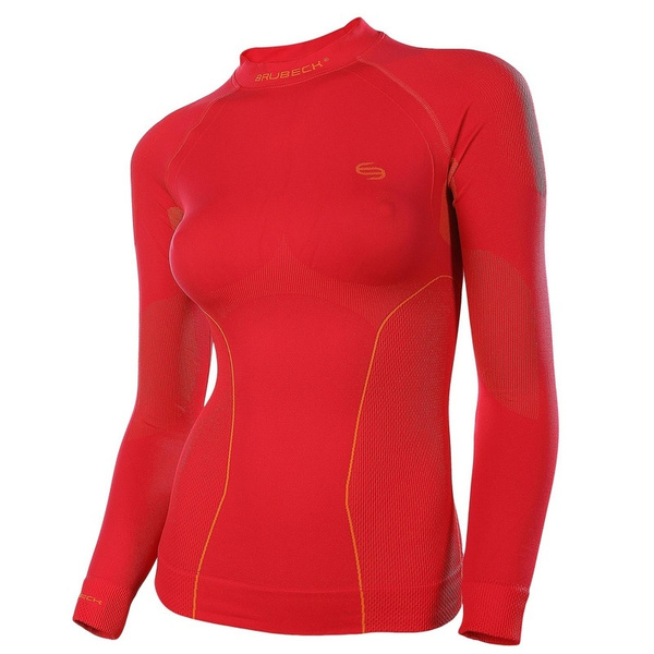 Bluza Damska Thermo Brubeck Malinowa (LS10670)