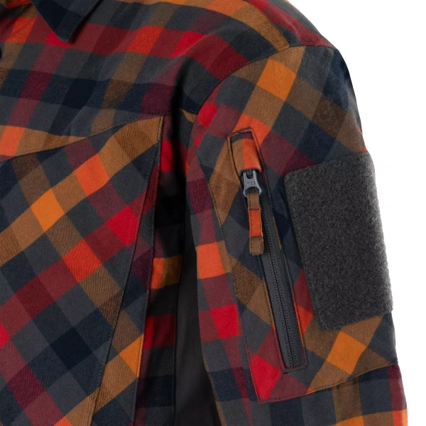 Koszula Taktyczna MBDU Flannel® Długi Rękaw Helikon-Tex Dark Autumn Checkered (KO-MBD-NS-2O)