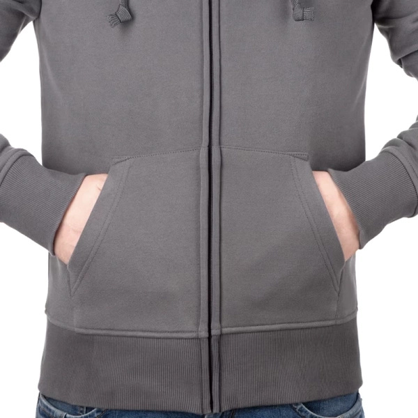 Polar z Kapturem CG Logo Zip Hoodie ClawGear Szary