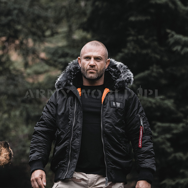 Kurtka Zimowa Offensive Premium Wintertide Doberman's Aggressive Czarna (KU32A)