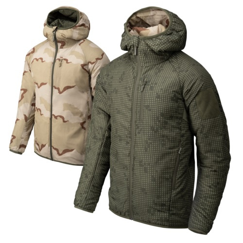 Kurtka Dwustronna WOLFHOUND Hoodie Windpack Helikon-Tex Desert Night Camo / US Desert (KU-RWH-NL-0L05A)