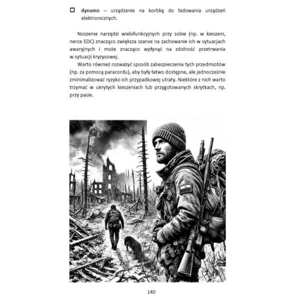 Książka „Plecak ewakuacyjny. Poradnik nie tylko dla nieprzygotowanych.” Rygor Edycja Z AUTOGRAFEM