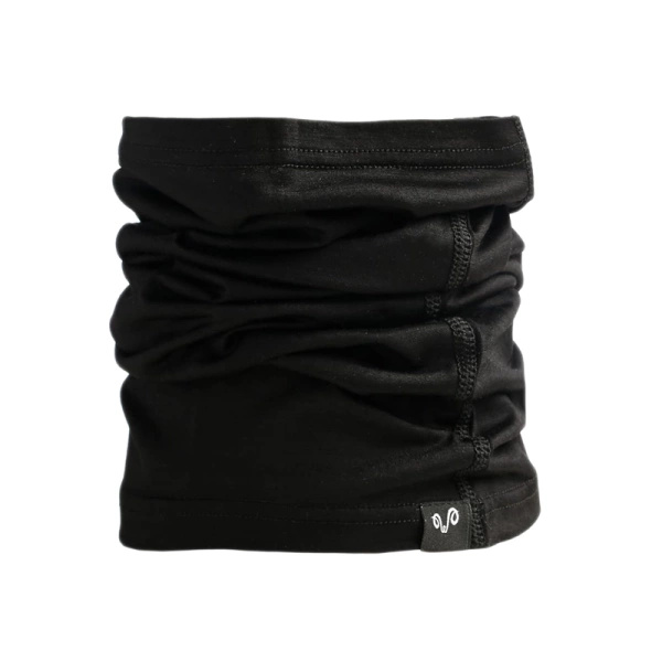 Komin Trekkingowy Wielofunkcyjny (100% Wełna Merino) Woolona Czarny