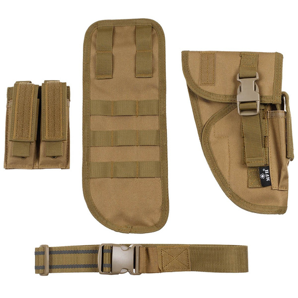 Kabura Udowa Prawa Z Ładownicami Tactical MFH Coyote (30716R)