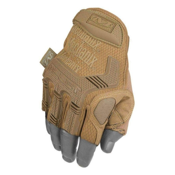 Tactical Gloves Mechanix Wear M-Pact Fingerless Coyote New