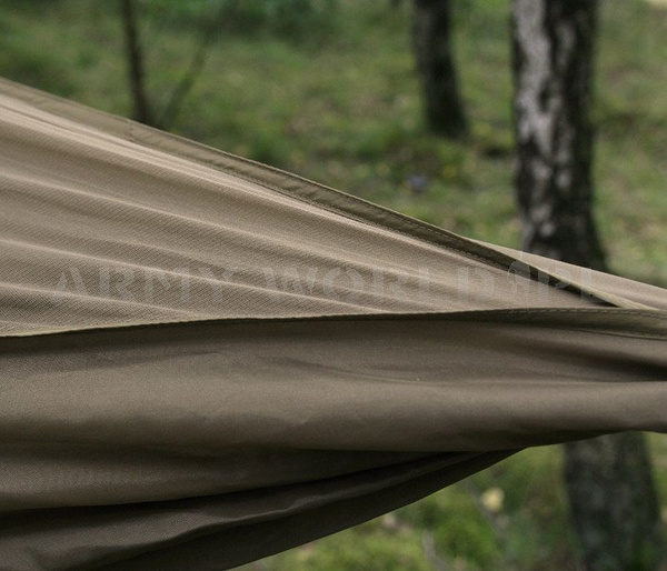 Dutch Hammock KPU JUNGLE With Mosquito Net And Shelter Coyote  Genuine Surplus New