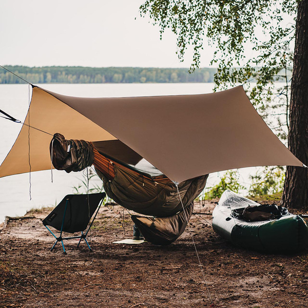 Hamak DRAKA Lesovik 25 + System Zawieszenia SNEKA Golden Brown