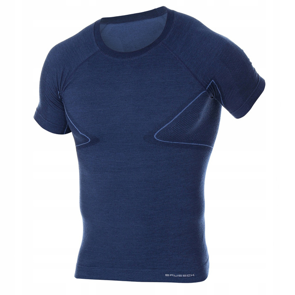 Men's Thermoactive T-shirt ACTIVE WOOL Brubeck Navy Blue