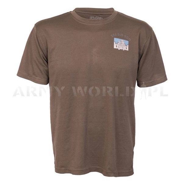 Thermoactive T-shirt Coolmax With Print SIG SQN Brąz Oryginał Demobil