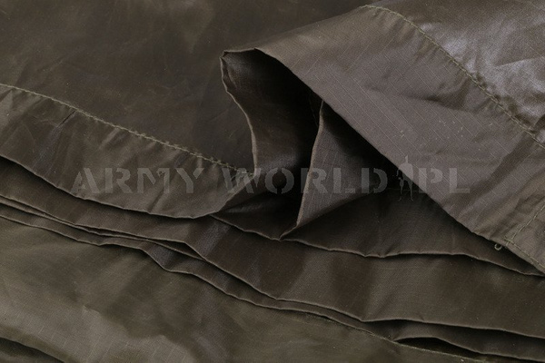 Dutch Army Tarp Cover Tarpaulin 320 x 400 Ripstop Olive Genuine Military Surplus Used 