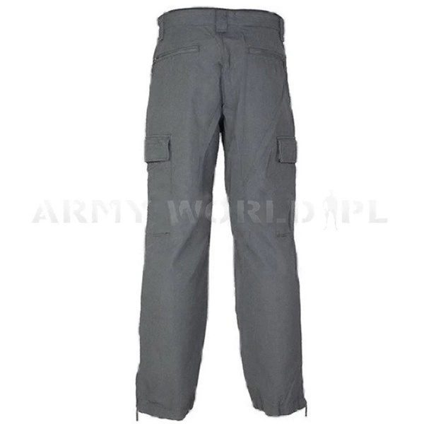 Military Technical Trousers Bundeswehr Flame Resistant TEA Grey Original New