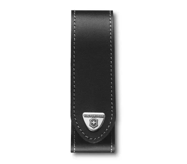 Leather Belt Pouch For A Pocket Knife 130 mm Victorinox 1-3 Layers Black New