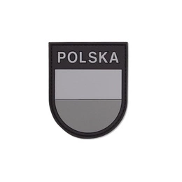 Naszywka Polska Tarcza 3D PVC 101 Inc. Szara