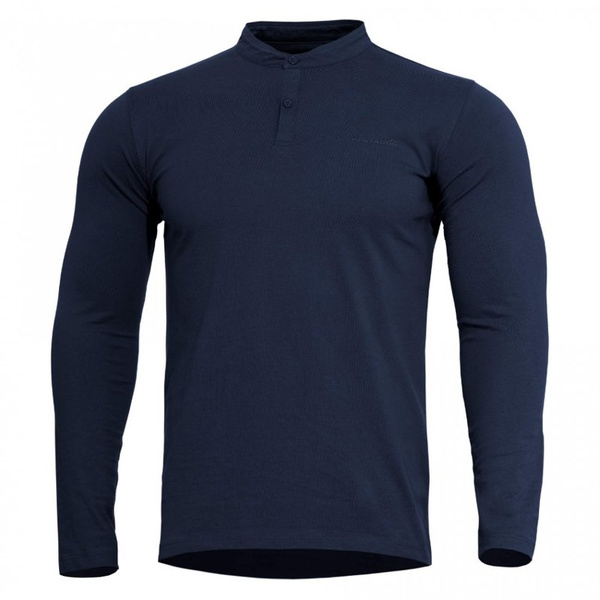 Koszulka Z Długim Rękawem Romeo 2.0 Henley Pentagon Midnight Blue (K09016-2.0)