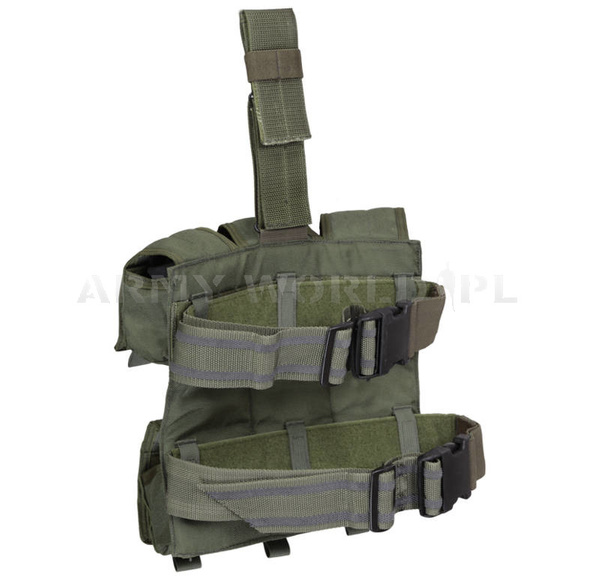 Thigh Panel 6x Grenade Pouch / 6x Frag Flash Grenade Drop Leg Dynamic Entry Eagle Industries Olive Original Used