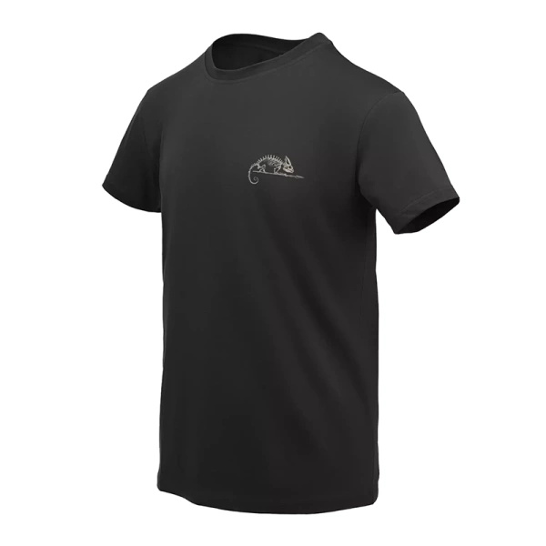 T-Shirt Logo Helikon-Tex Czarny (TS-HTL-CO-01)